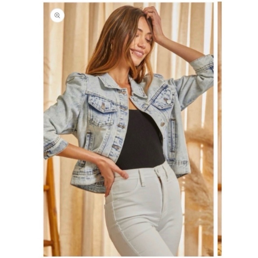 SAVANNA JANE Boho Jean Jacket - Picture 3 of 8